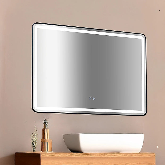 Hamza Rectangle LED Frontlit Bathroom Mirror