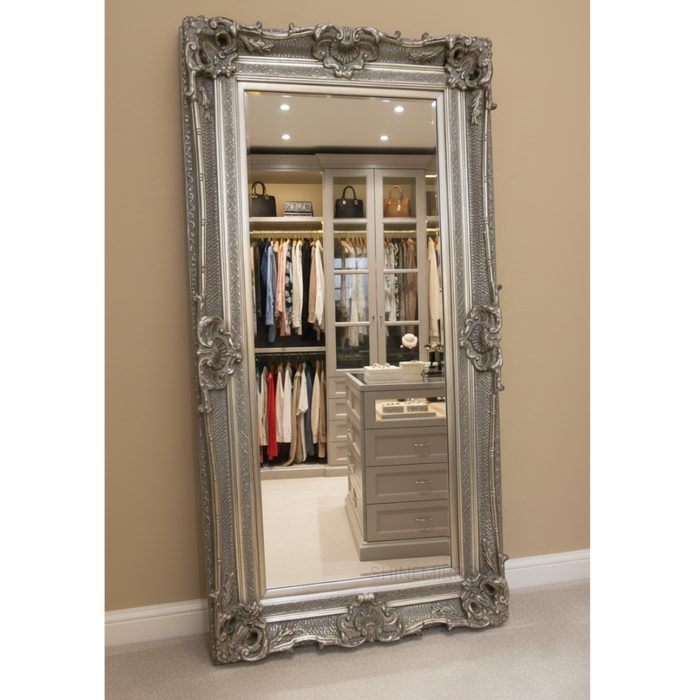 Helga Silver Large Wall Mirror