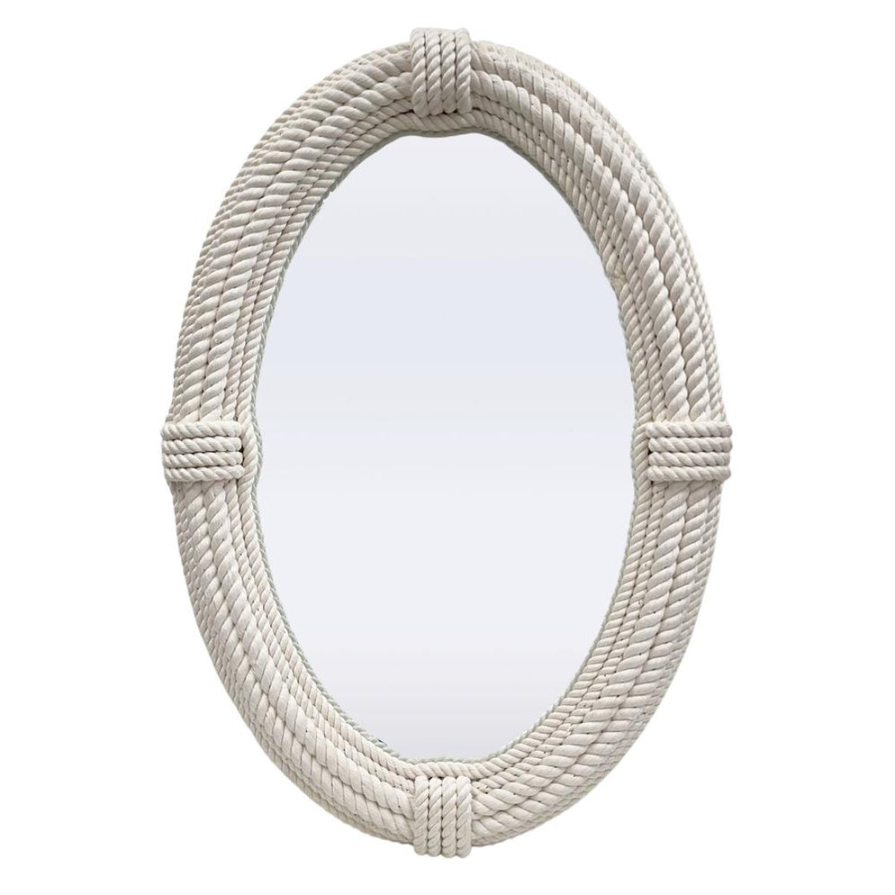 Henrietta Oval Rope Wall Mirror — SHINE MIRRORS AUSTRALIA