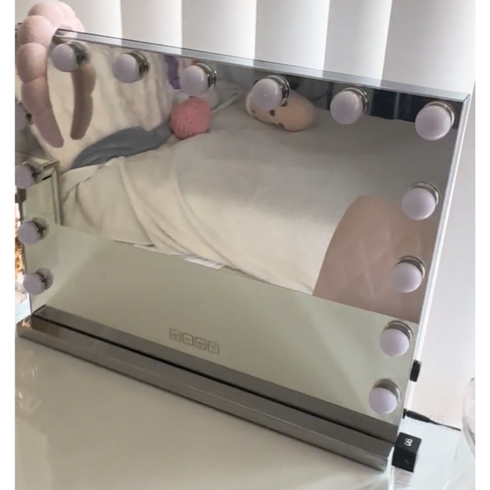 Hollywood Majesty Bluetooth Makeup Vanity Mirror with Dimmable LED Lights and Bluetooth