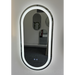 Hudson Frameless Frontlit Oval LED Bathroom Mirror
