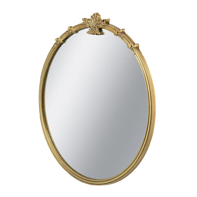 Rana Round Gold Wall Mirror