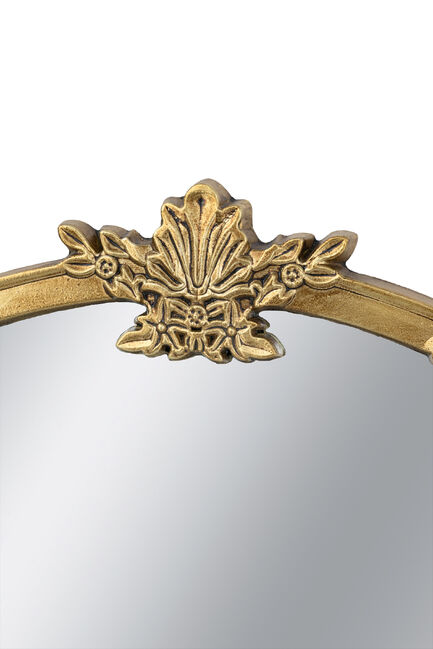 Rana Round Gold Wall Mirror