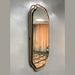 Iris Antiqued Gold Wall Mirror