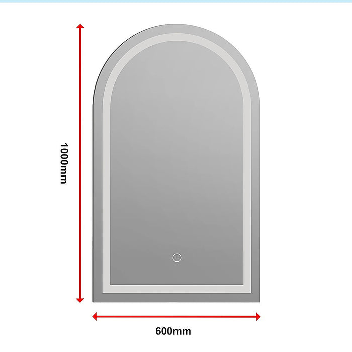 Jed Arched LED Wall Mirror Bathroom Mirror