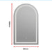 Jed Arched LED Wall Mirror Bathroom Mirror
