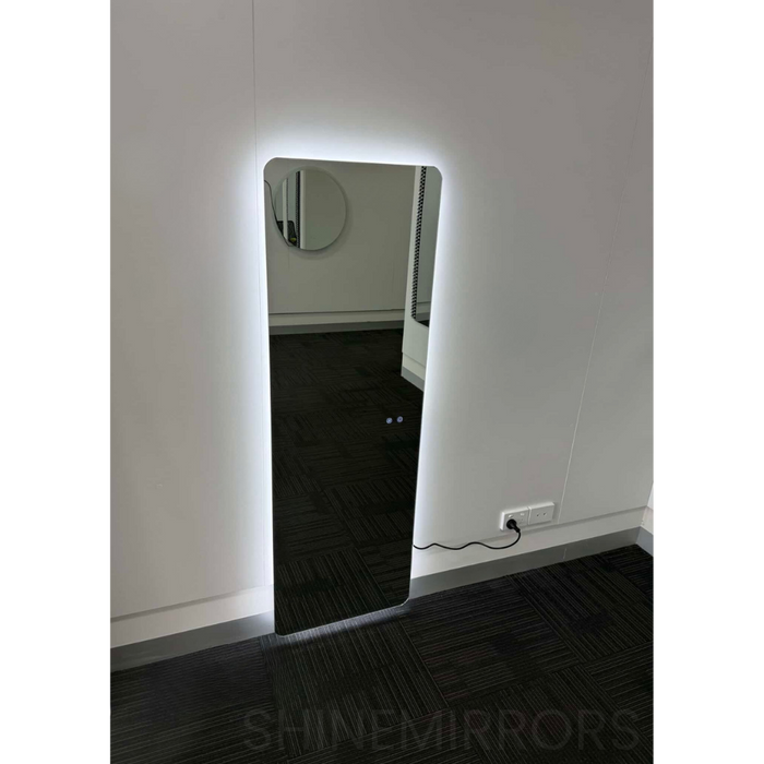 Elani Rectangle Full-Length LED Frameless Wall Mirror