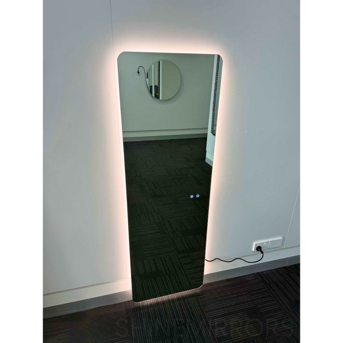 Elani Rectangle Full-Length LED Frameless Wall Mirror