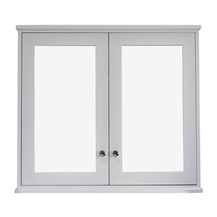 Josephine 2-Door White Mirror Shaving Cabinet