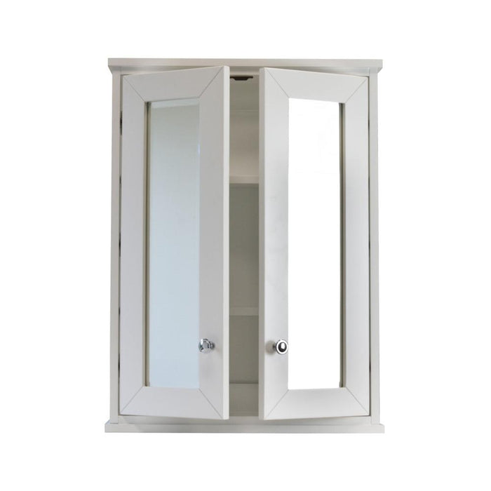 Josephine 2-Door White Mirror Shaving Cabinet