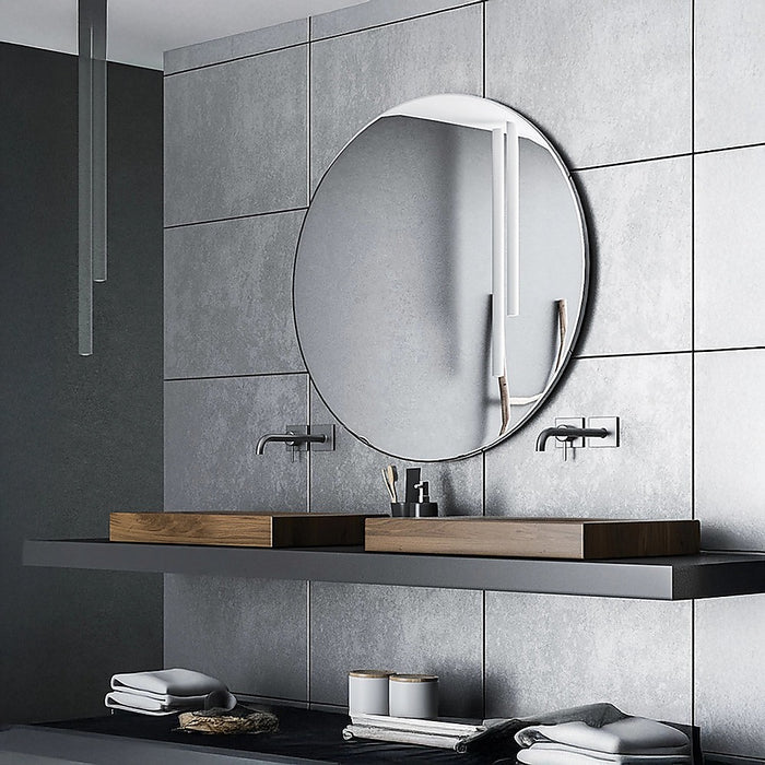 Jude Black Round Wall Mirror