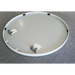 Jude White Round Wall Mirror