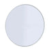Jude White Round Wall Mirror
