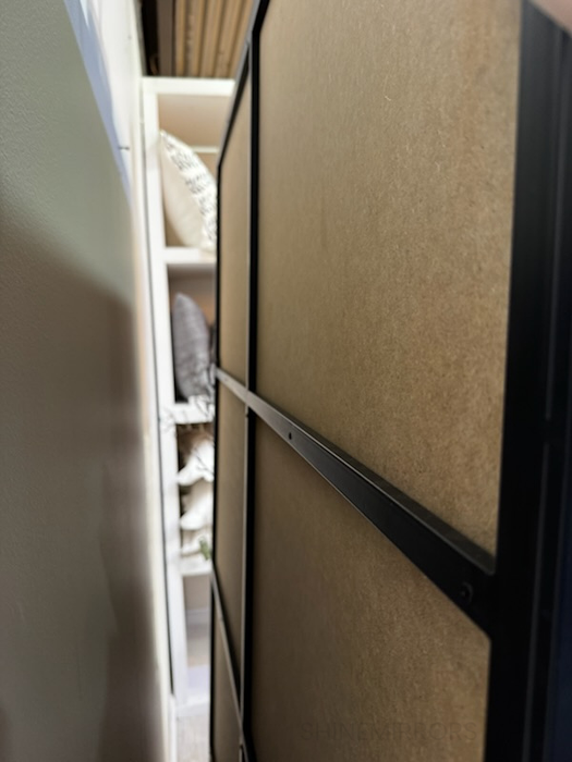 Kenny Iron Black Floor Mirror