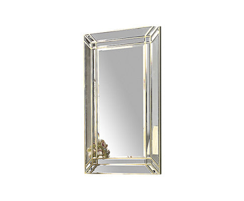 Ladana Rectangle Silver Wall Mirror