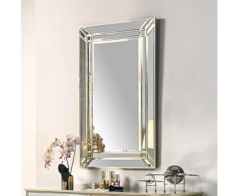 Ladana Rectangle Silver Wall Mirror