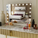 Laddie LED White Rectangular Make-Up Hollywood Mirror