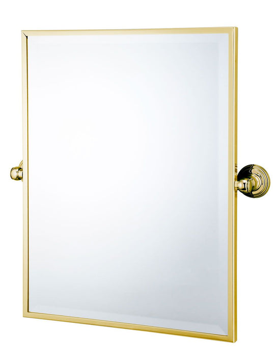 Laura Brushed Brass Wall Mirror
