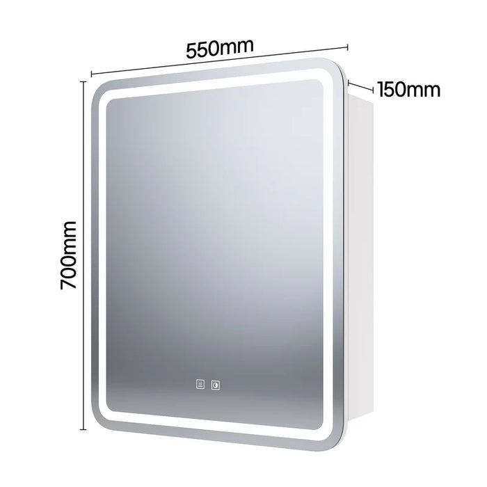 Lindsey LED Bathroom Cabinet Mirror