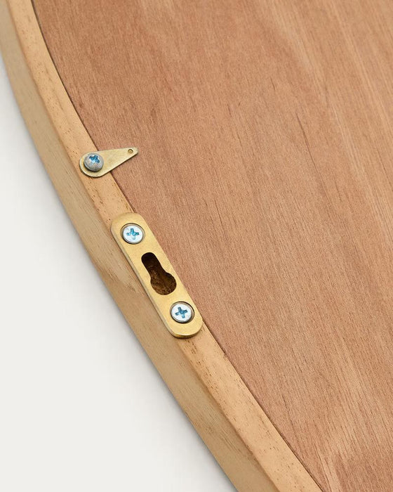 Lucen Teak Wall Mirror