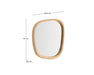 Lucen Teak Wall Mirror