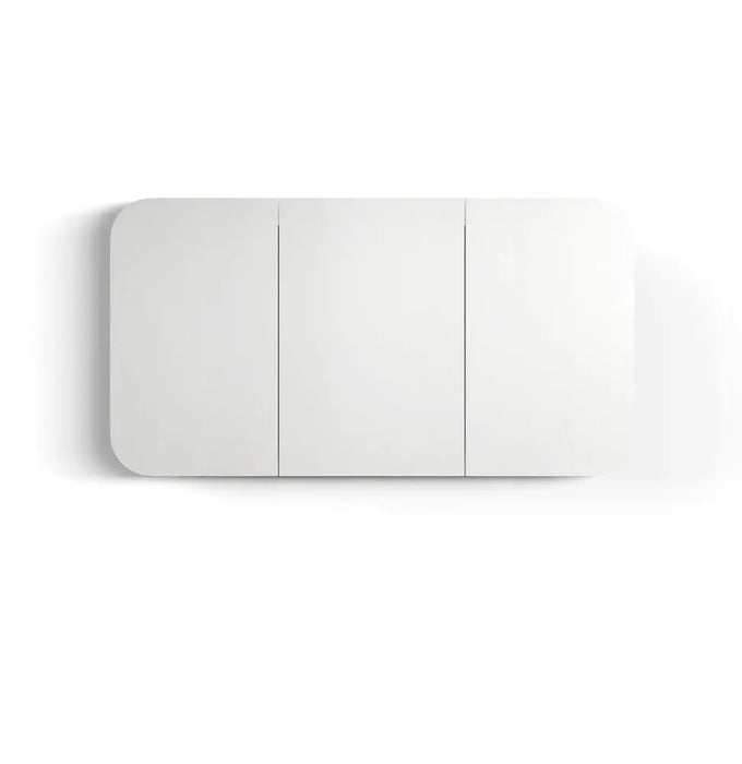 Lucy Sable Walnut Shaving Mirror Cabinet 3-door