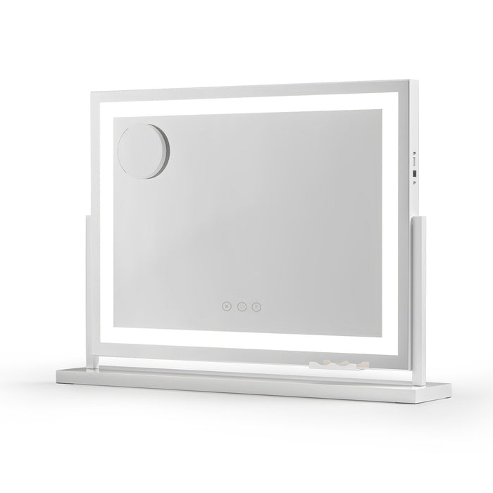 Dahlia LED Vanity Mirror with 10x Magnification Mirror