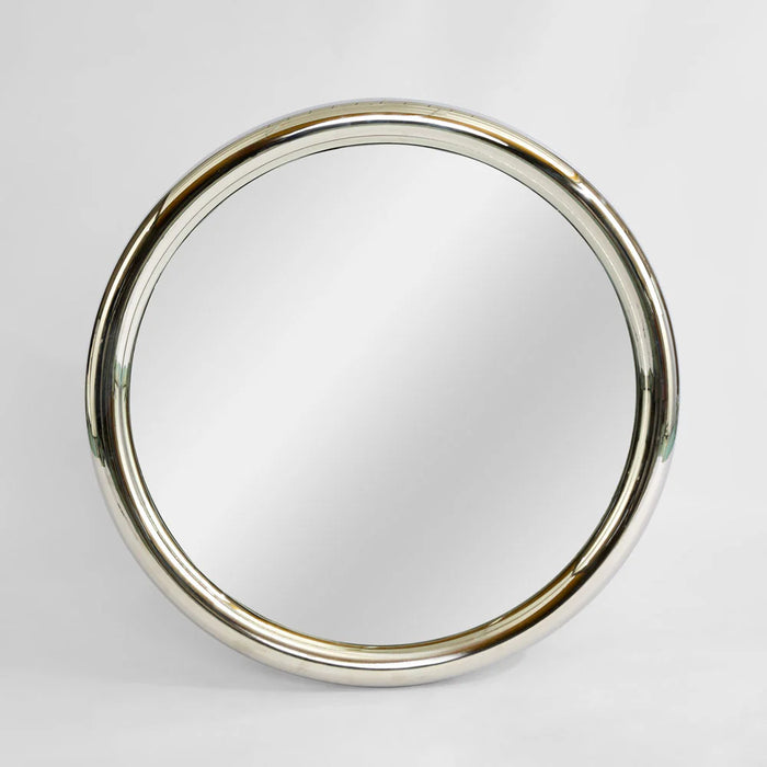 Anastasia Chrome Round Wall Mirror