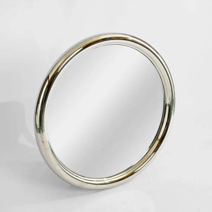 Anastasia Chrome Round Wall Mirror