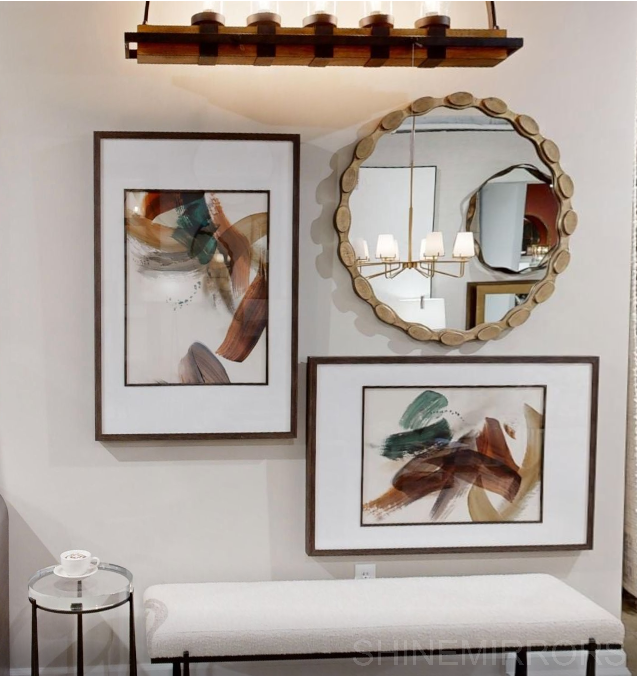 Uttermost Marietta Brass Round Wall Mirror