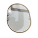Martin Oval Gold Framed Wall Mirror