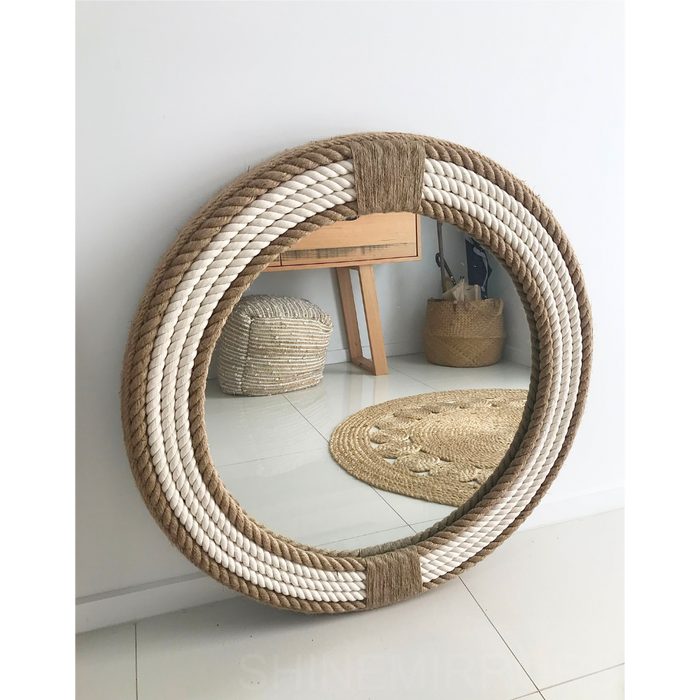 Maui Round Rope Wall Mirror