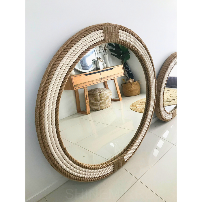 Maui Round Rope Wall Mirror