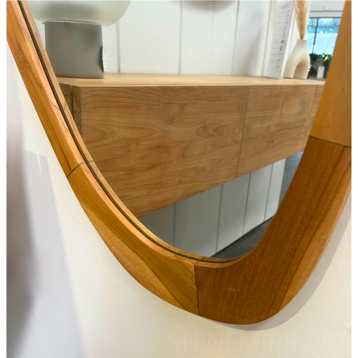 Medina Pebble Shaped Wall Mirror