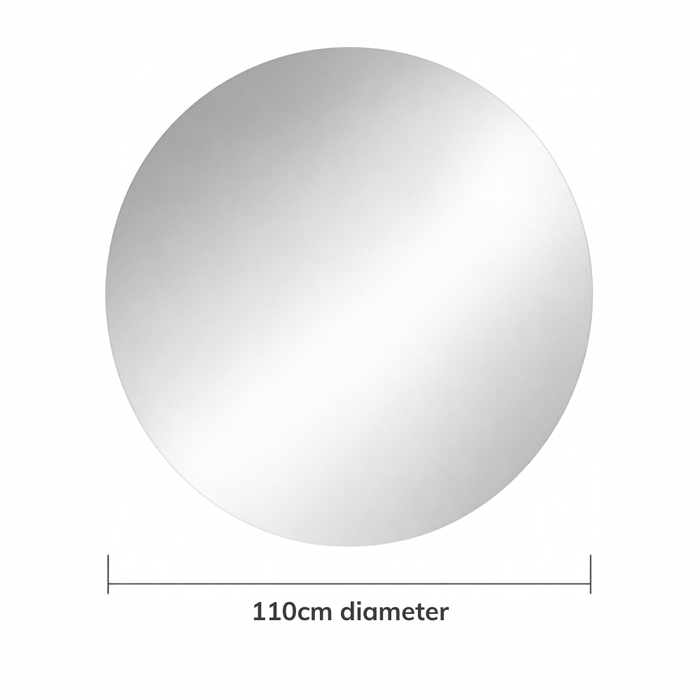 Merich Frameless Round Wall Mirror