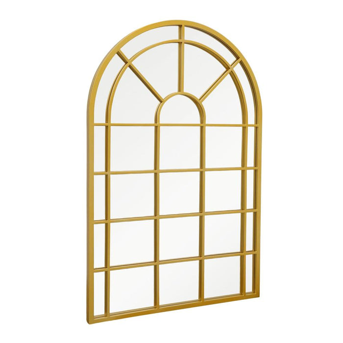 Mira Gold Arched Wall Mirror