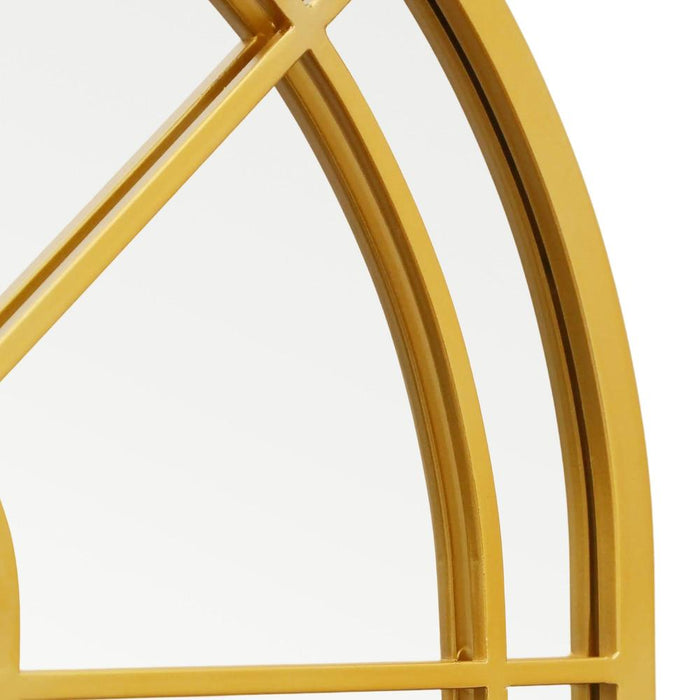 Mira Gold Arched Wall Mirror