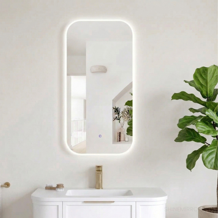 Miraflor Rectangle Frameless Backlit LED Mirror