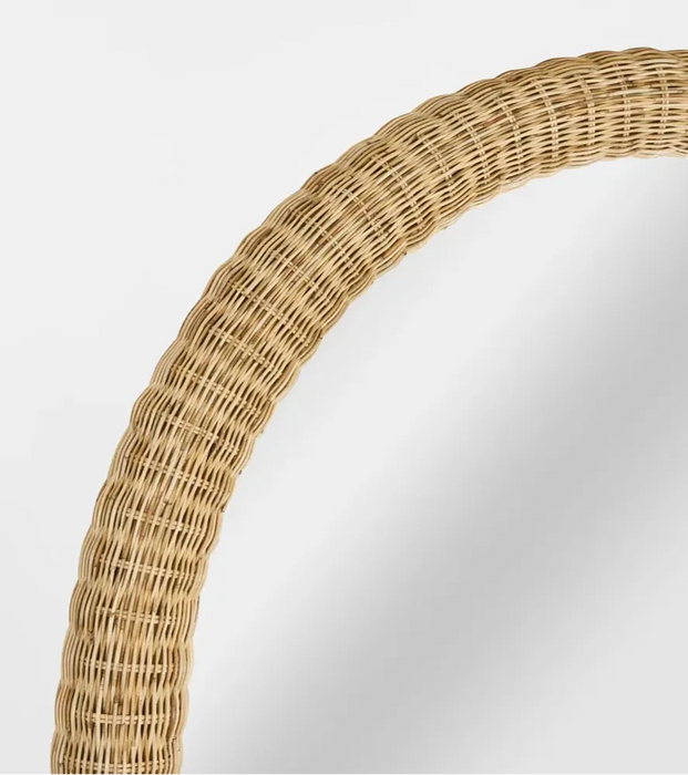 Lloyd Arch Rattan Full Length Mirror