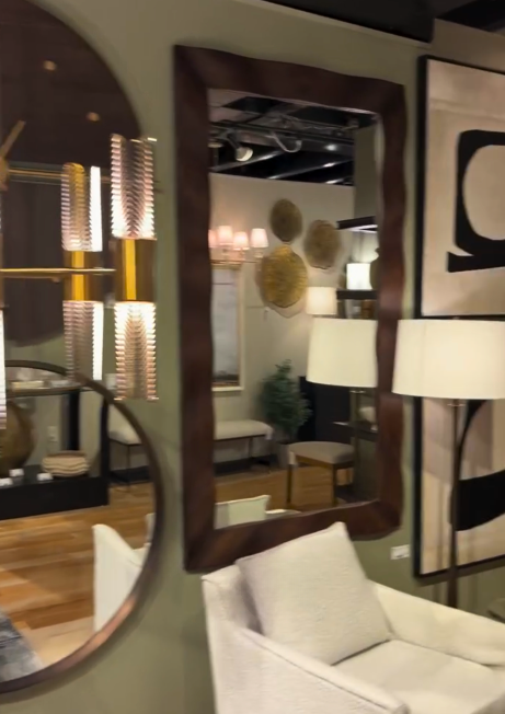 Uttermost Wrinkle Full Length Mirror