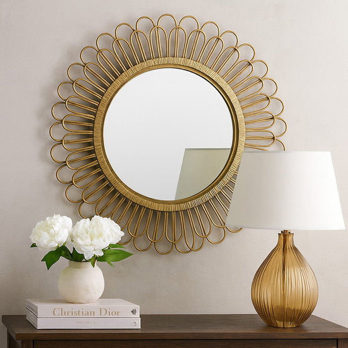 Lisa Bamboo & Rattan Wall Mirror