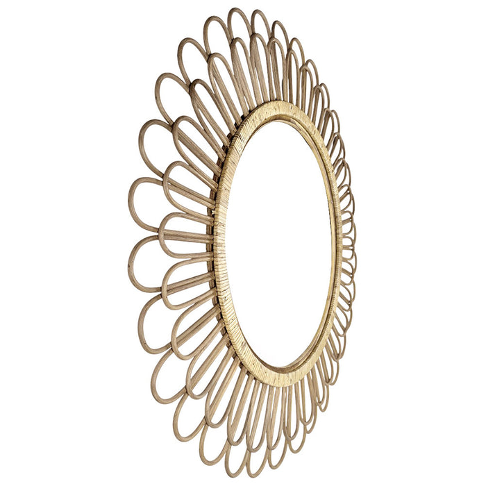 Lisa Bamboo & Rattan Wall Mirror