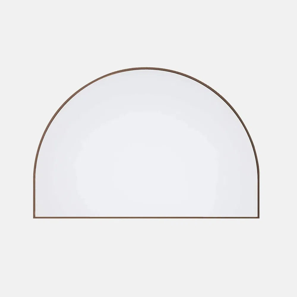 Milan Arched Antique Brass Large Wall Mirror — SHINE MIRRORS AUSTRALIA