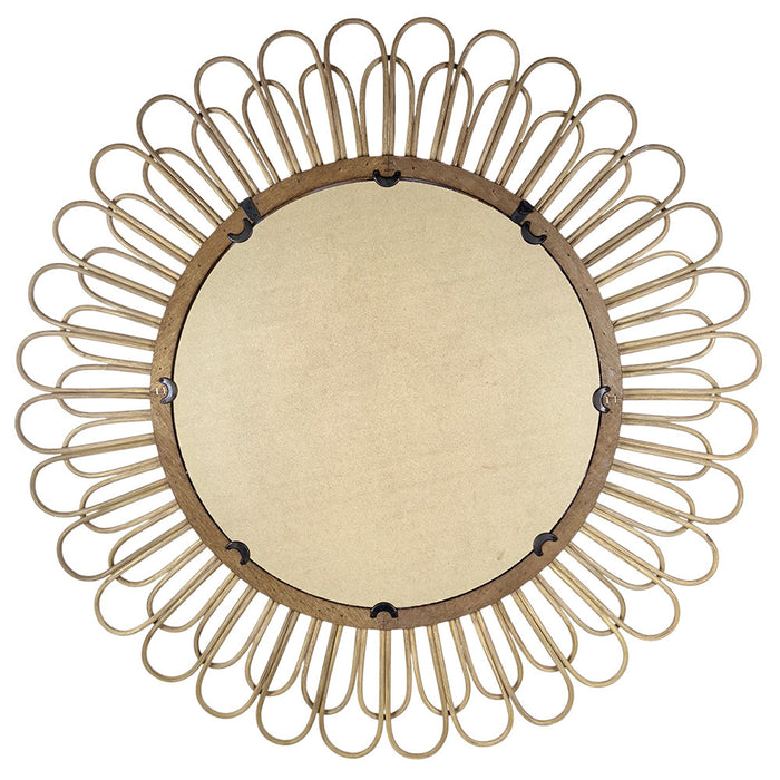 Lisa Bamboo & Rattan Wall Mirror