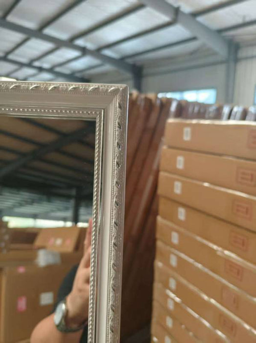 Rafa Cheval White Floor Mirror