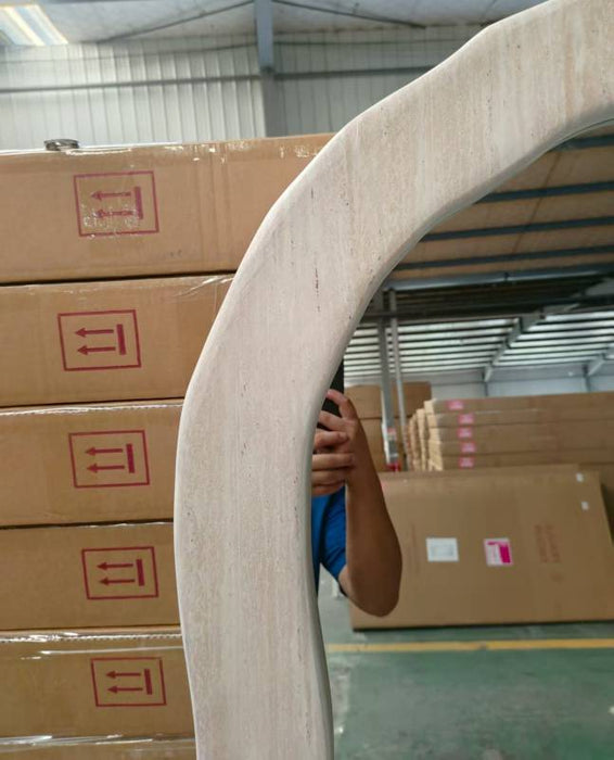 Elysian Cream Arched Wall Mirror