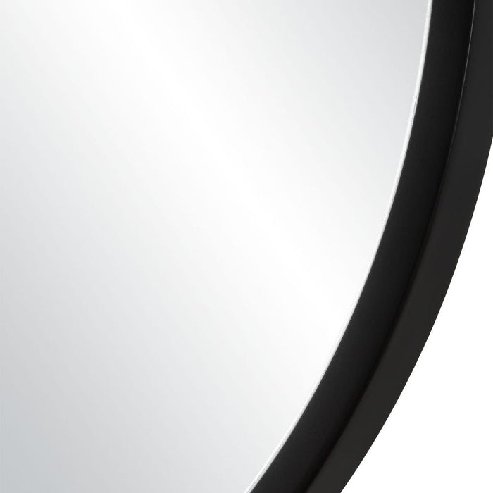Regine Black Oval Frame Wall Mirror
