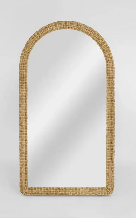 Lloyd Arch Rattan Full Length Mirror