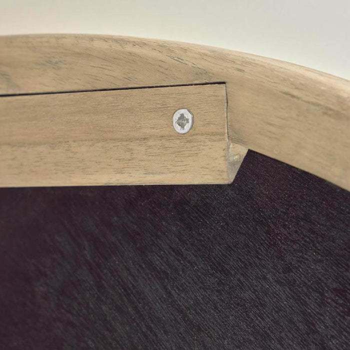 Nahele Timber Round Wall Mirror
