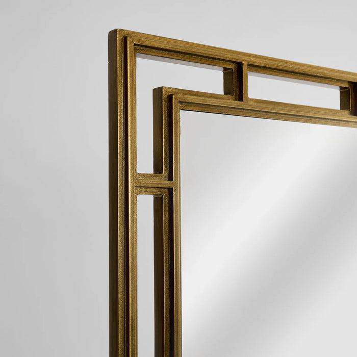 Clarabelle Gold Full-Length Wall Mirror